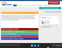 Tablet Screenshot of edu-tech.com